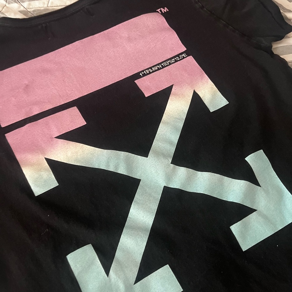 Authentic OFF-WHITE Rainbow Tee
